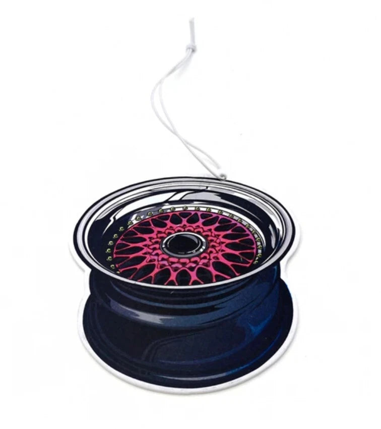 Car Air Freshener BBS Wheel Pink JDM Hanging Forged Three Piece for Nissan Rx7