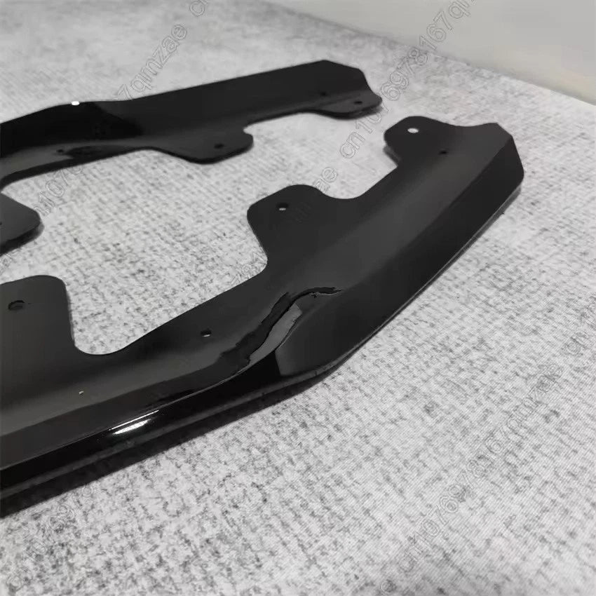Front Bumper Spoiler Lip Kit Black ABS for BMW X1 U11 Sports Version 2023–2024