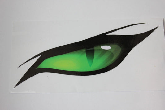 Evil Green Eye Racing Decal Sticker for Honda Toyota Mitsubishi Mazda Nissan