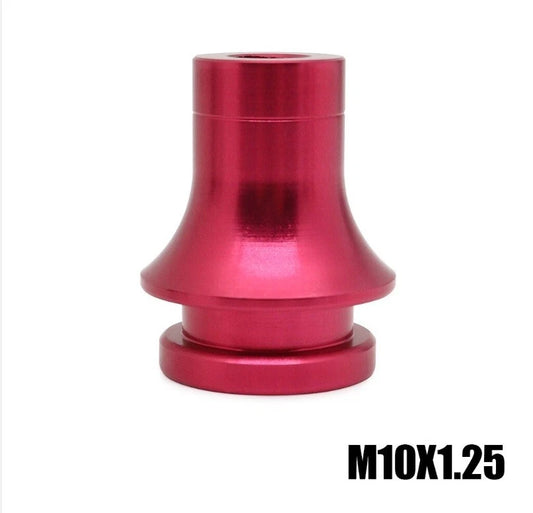 Gear Knob Gaiter Boot Adaptor Attachment Retainer Red M10x1.25 Mazda Mitsubishi