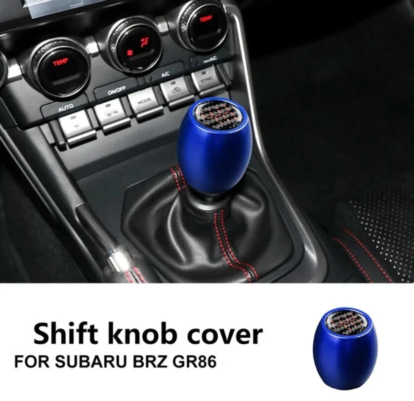 RS Aluminium Gear Knob Blue M12x1.25 fits Toyota 86 Supra Subaru WRX Forester