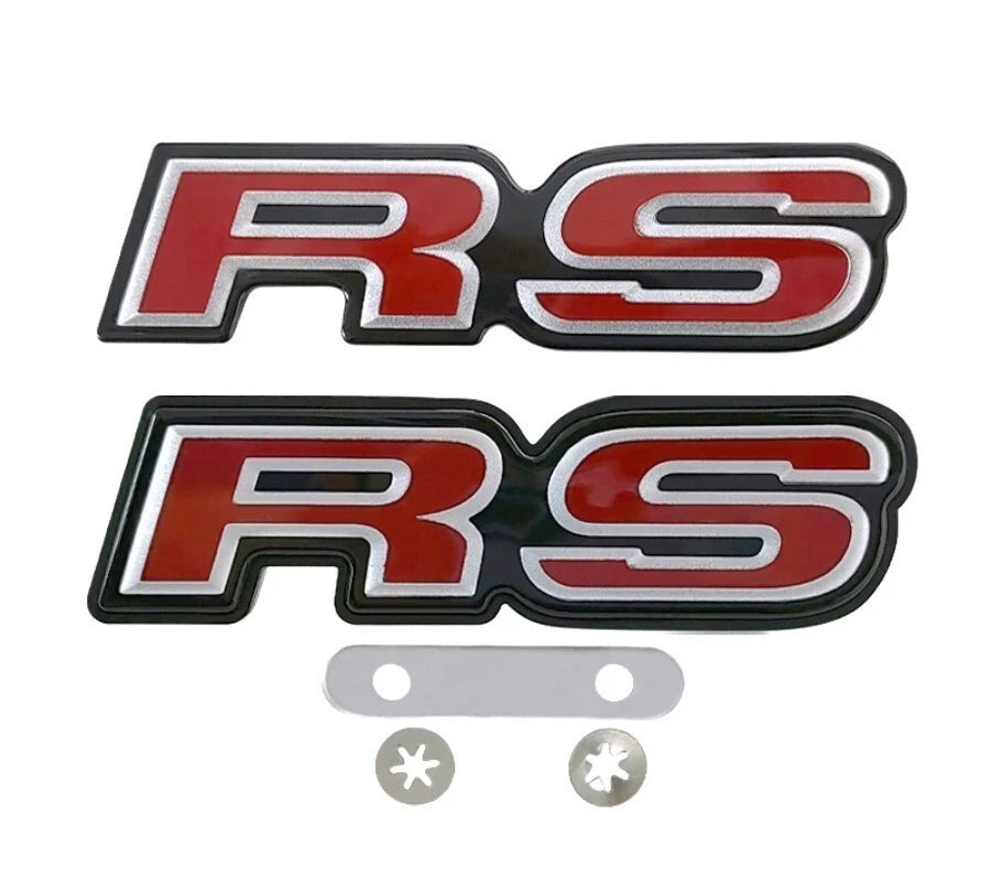 2 x RS Boot Grill Badge Emblem for Honda Civic FC FK Accord Jazz Odyssey