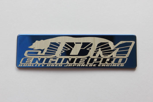 JDM Engine Pro Badge Blue Emblem for Toyota Nissan Subaru Mitsubishi Mazda Japan