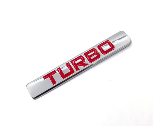 Turbo Boot Badge For FalconEmblem Red Aluminium Ute AU BA BF FG FGX FPV XR6
