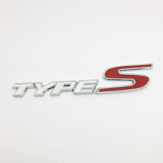 Type S Aluminium Emblem Badge for Honda Integra NSX Civic Jazz HRV Accord CL9
