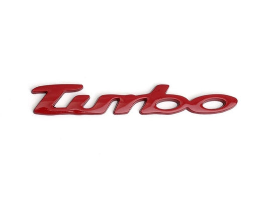 Red Turbo Boot Badge Emblem 3D Sticker will suit Supra NEW Aus Stock