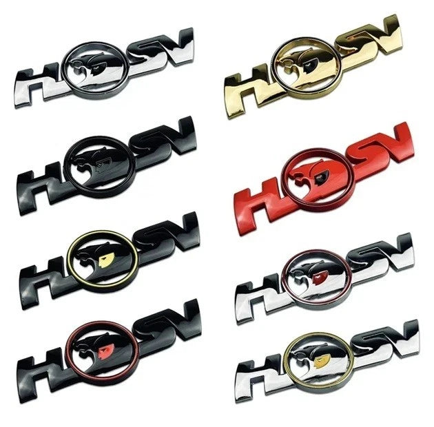 Holden HSV Lion Red Silver Black Gold Boot & Grill Badge Emblem NEW Free Post