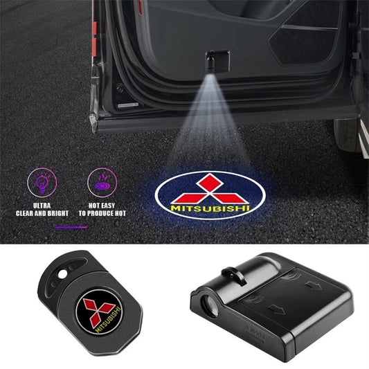Pair Mitsubishi Door Open Floor Light for Lancer Pajero Outlander Triton Colt