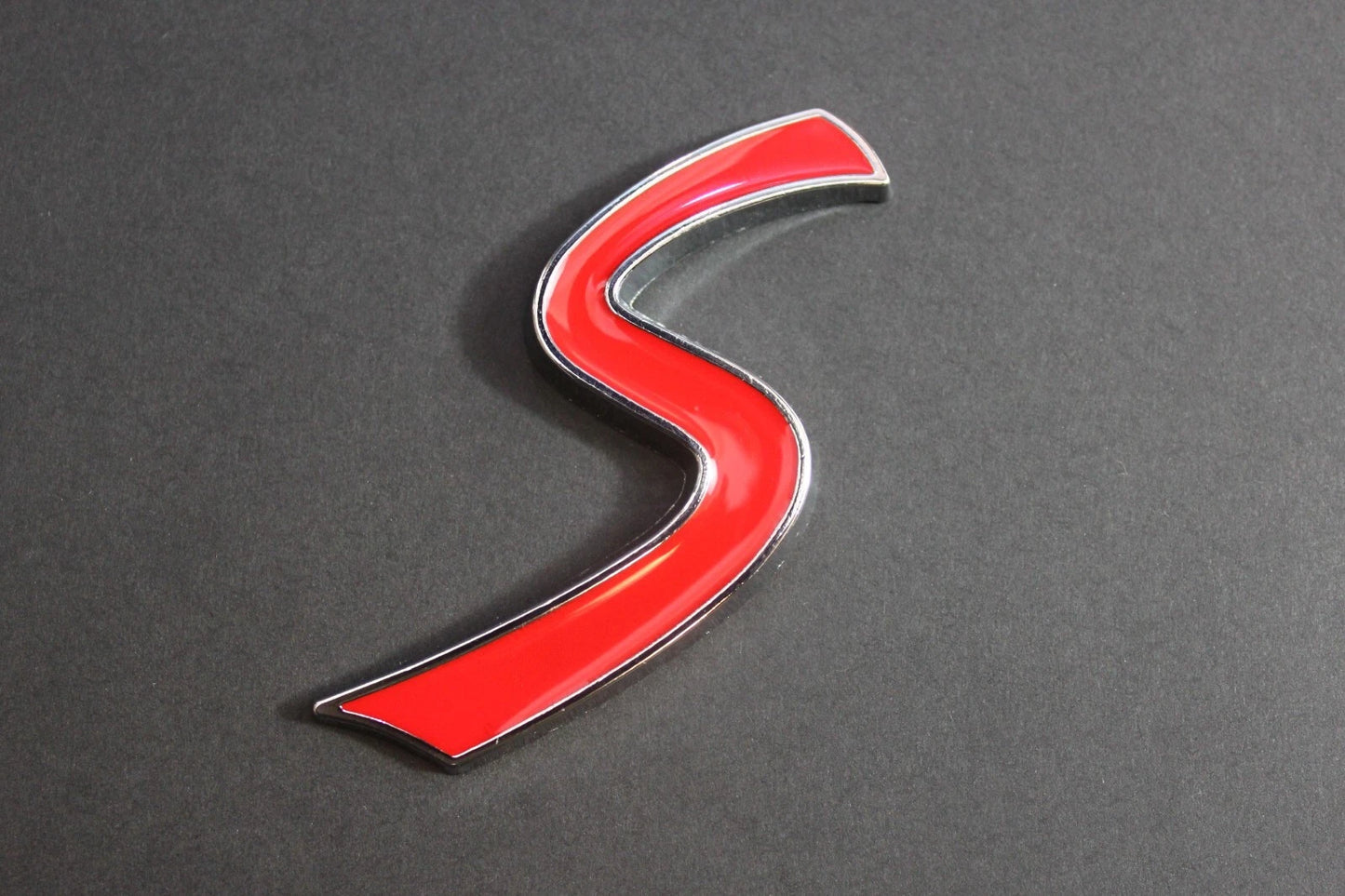 S Boot Red Badge Emblem for Mini Countryman Cooper R53 R56 F56 R55 R52 R57