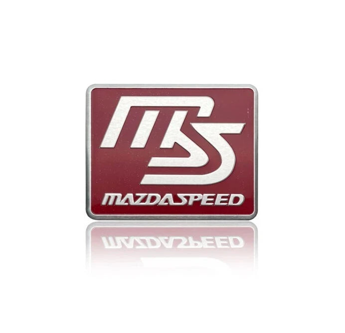 Mazdaspeed Red Aluminium Badge Emblem Sticker for Mazda 2 3 6 RX7 MX5 CX5 CX3