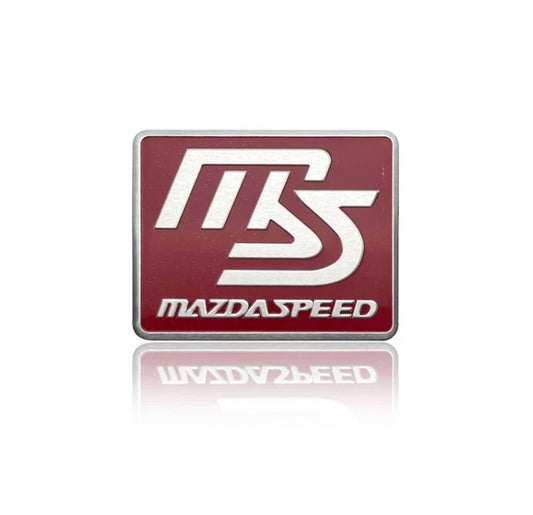 Mazdaspeed Red Aluminium Badge Emblem Sticker for Mazda 2 3 6 RX7 MX5 CX5 CX3
