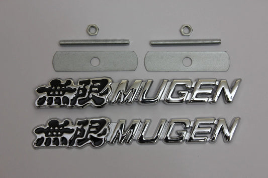 Mugen Honda Grill & Boot Badge Metal Emblem City Integra Civic Fit Life NSX WR-V