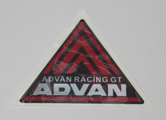 Advan Racing GT Reflective Car Sticker Decal Vinyl Sticker 68mm x 85mm