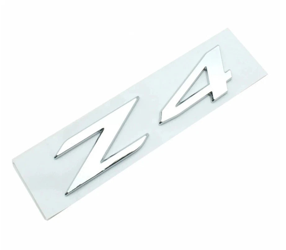 Z4 Boot Trunk Badge Chrome Silver Emblem For BMW New Style ABS AUS Stock
