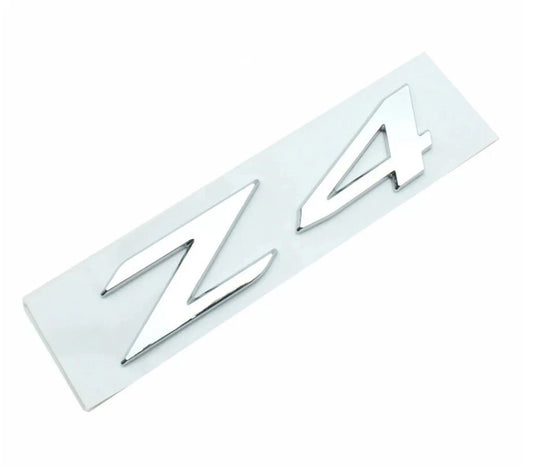 Z4 Boot Trunk Badge Chrome Silver Emblem For BMW New Style ABS AUS Stock