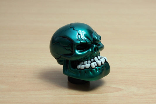 Angry Skull Gear Shift Knob Turquoise Green M12 M10 M8 for Ford Holden KIA