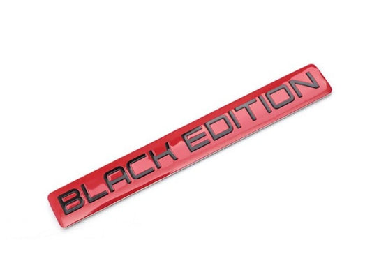 Black Edition Boot Fender Side Skirt Badge Emblem for BMW Mitsubishi Ford Honda