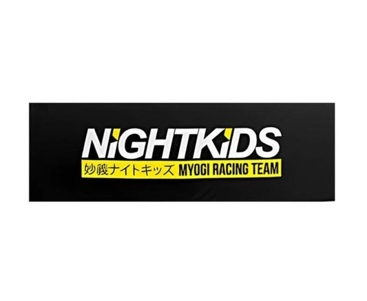 NightKids Myogi Initial D Sticker Yellow for Nissan Silvia 180SX AE86 Levin