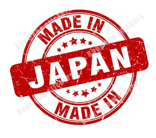 Made in Japan Red Decal Sticker JDM for Toyota Mitsubishi Nissan Mazda Subaru
