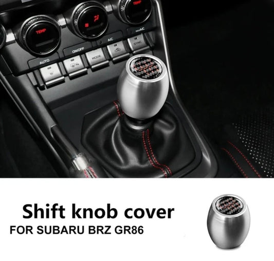 RS Aluminium Gear Knob Silver M12x1.25 fits Toyota 86 Supra Subaru WRX Forester