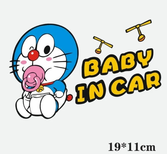 Baby on Board in Car Sticker Decal ANIME Japan Vinyl Sticker NEW AUS