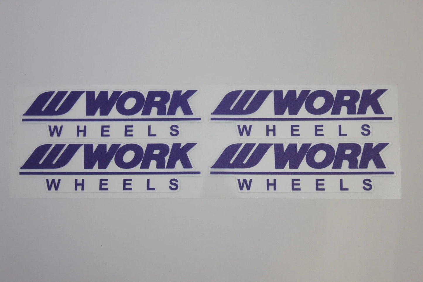 4 x Work Wheels Meister Wheel Decal Sticker Blue for CR01 S1 I1 M1 S1HC Xstrap