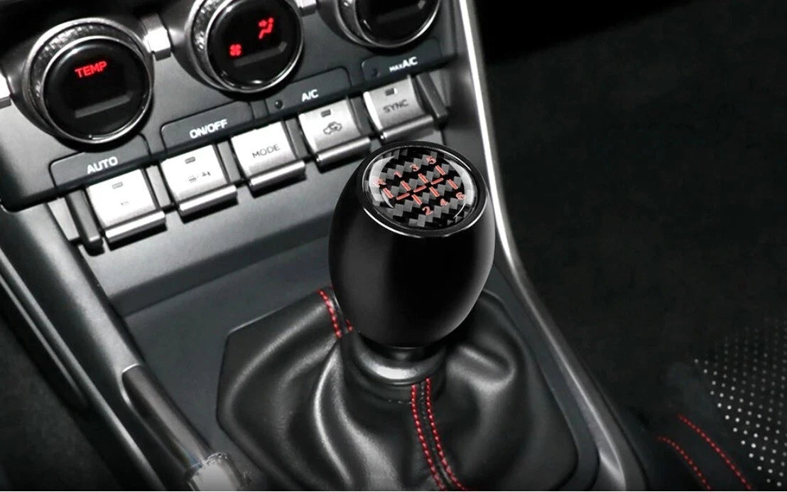 RS Aluminium Gear Knob Black M12x1.25 fits Toyota 86 Supra Subaru WRX Forester