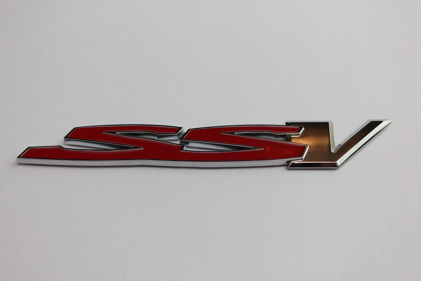 SSV Boot Trunk Badge Chrome Silver Red Emblem for Commodore VF Redline