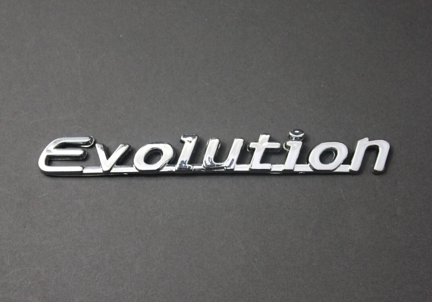 Evolution 7 8 9 Chrome Silver Boot Badge Emblem for Mitsubishi Lancer EVO Trunk
