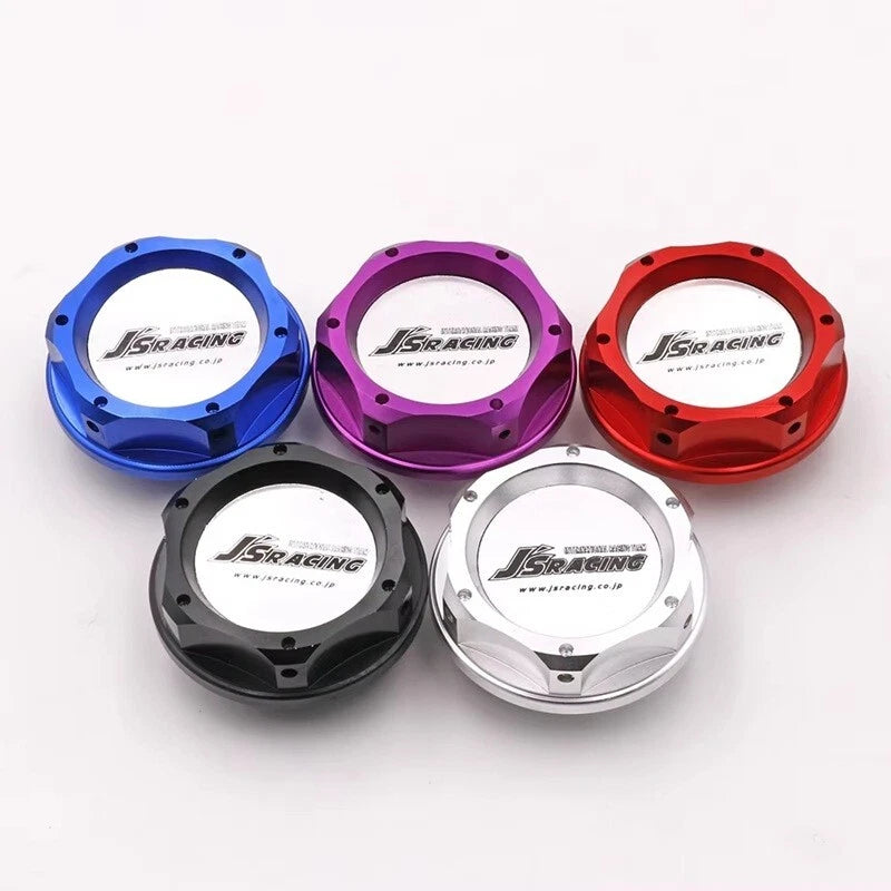 JS Racing CNC Aluminum Engine Oil Cap Tank Cover for Honda Civic Accord Jazz