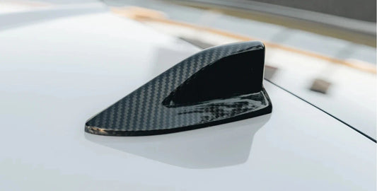 Night Kids Antenna Fin Cover Genuine Carbon Fibre fits Toyota GT 86 & Subaru BRZ
