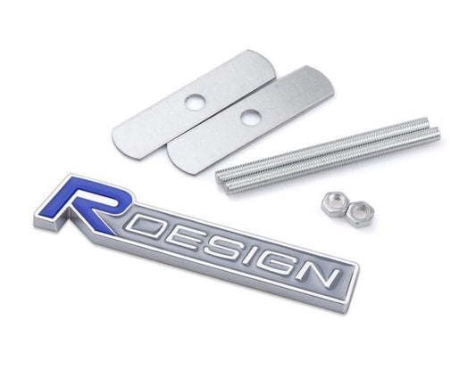 R Design Grille Badge Emblem for Volvo XC90 S60 XC60 S80 V40 XC70 V60 XV40 V90
