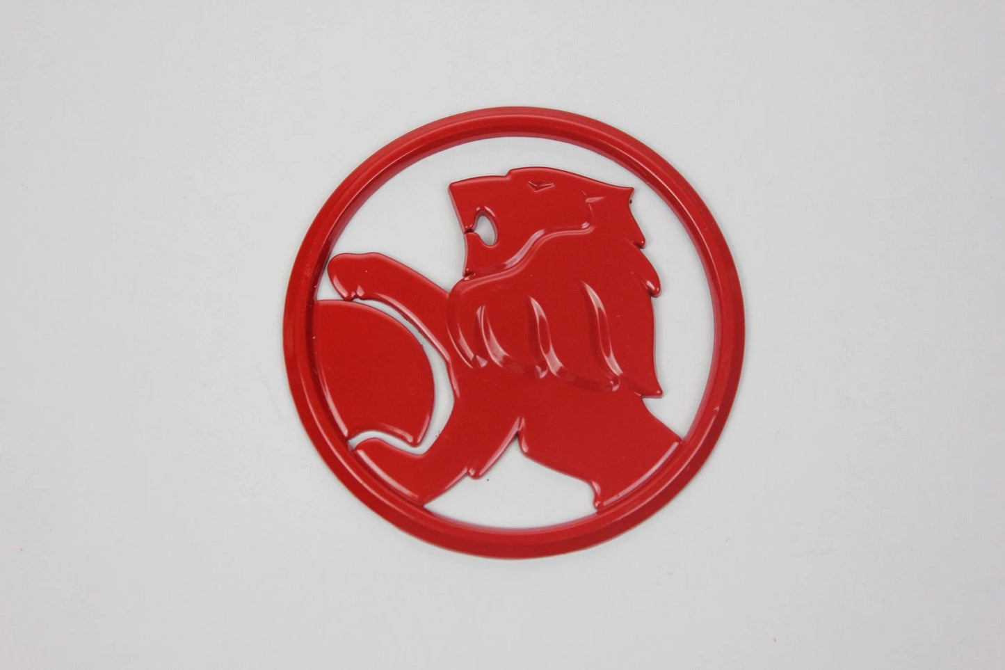 Holden Gloss Red Metal Boot Badge Emblem 95mm for Commodore VY VZ SS SV6 NEW