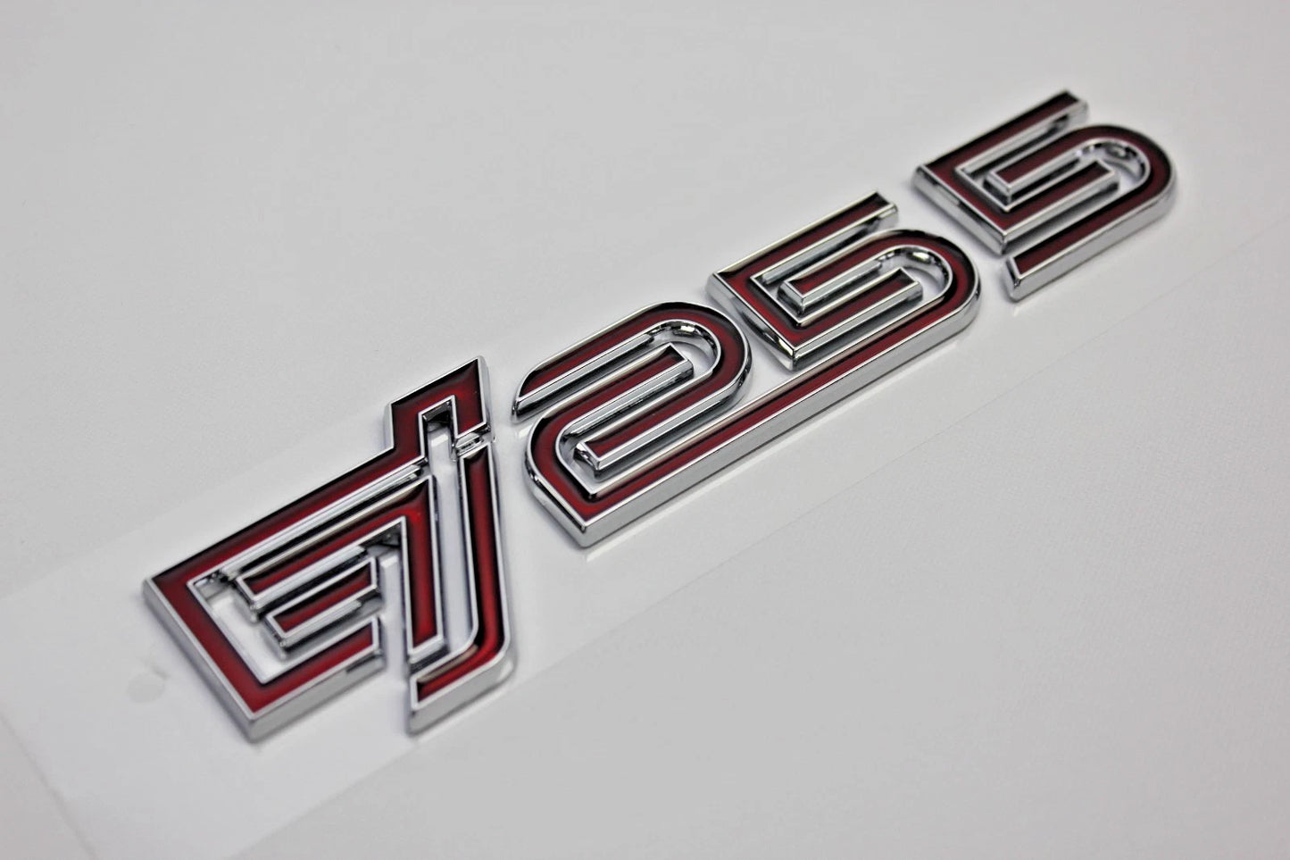 EJ255 Badge Emblem Silver Red for Subaru WRX Forester XT Legacy GT Outback Baja
