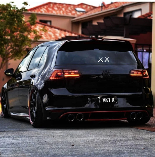 X X Dead Eyes JDM Racing Decal 110mm Stickers for Toyota Nissan Mitsubishi Mazda