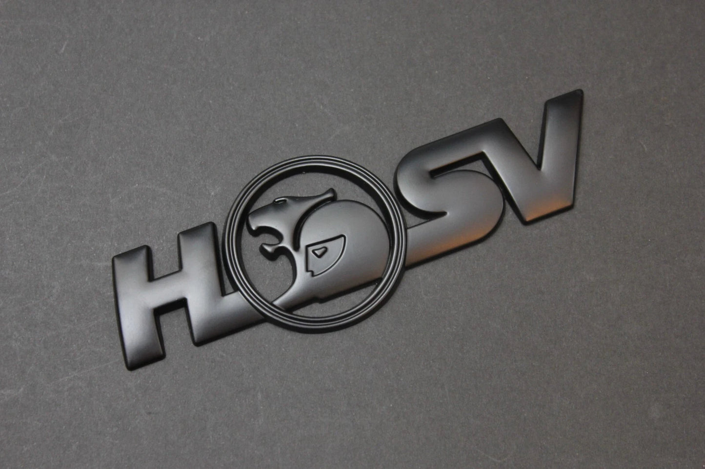 HSV Matte Black Badge Emblem for Holden Commodore Grange Senator Maloo AU