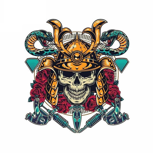 Japan Samurai Yakuza Tattoo Snake Decal Sticker for Car Bike Toyota Honda Mazda