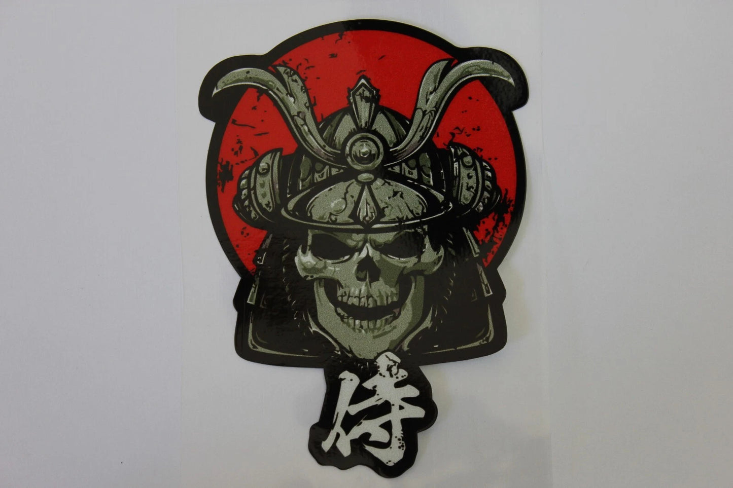 Japanese Samurai Katana Death Mask Car Decal Sticker for JDM Mitsubishi Nissan