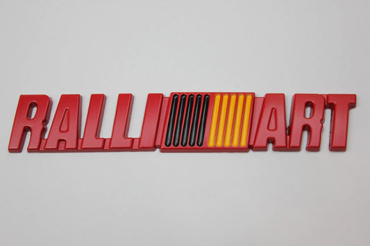Ralliart Grille Badge Red Emblem for Mitsubishi Lancer EVO Colt Magna GTO FTO