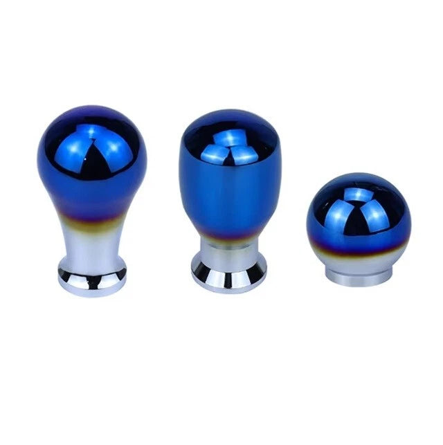 Titanium Burnt Gear Shift Knob M12 M10 M8 Universal Fitment