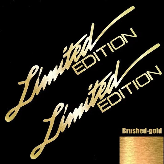 2x Limited Edition Gold Decal Sticker for Subaru Toyota Mitsubishi Honda Nissan