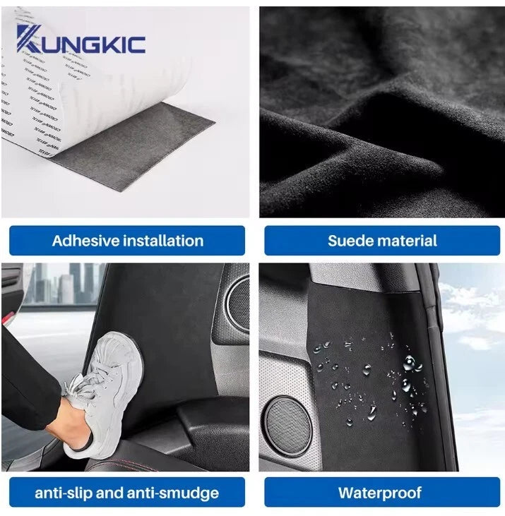 Suede B Pillar Cover Protection for Toyota GT86 Subaru BRZ 2016 - 2020 NEW