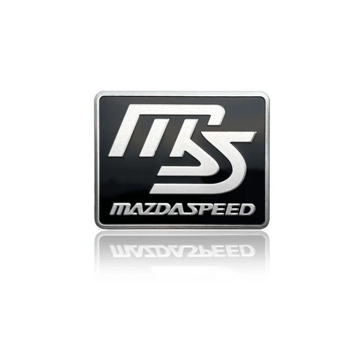 Mazdaspeed Black Aluminium Badge Emblem Sticker for Mazda 2 3 6 RX7 MX5 CX5 CX3