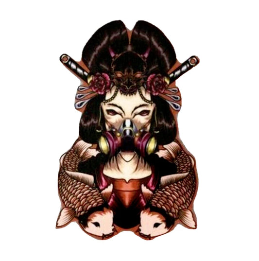 Japanese Geisha Demon Koi Car Decal Sticker for JDM Mitsubishi Nissan Toyota KIA