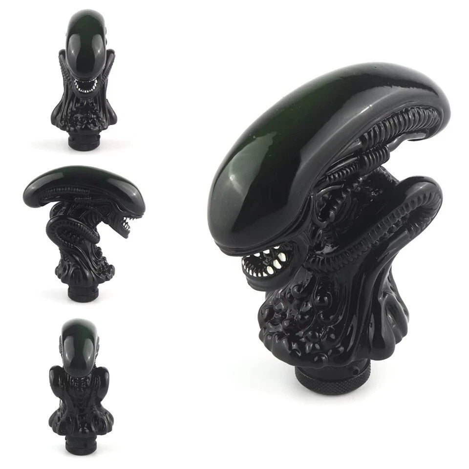 Alien Shifter Alien Xenomorph Gear Shift Knob M12x1.25 M10x1.5 M10x1.25 M8x1.25 Univ ...