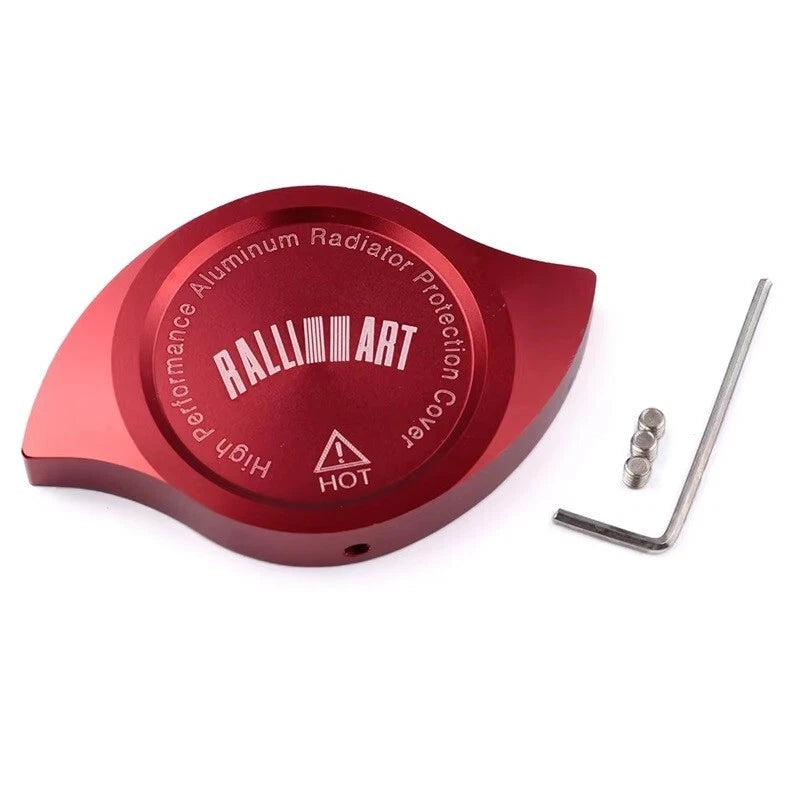 Ralliart Red Radiator Cap Cover for Mitsubishi Lancer Pajero Triton Colt NEW
