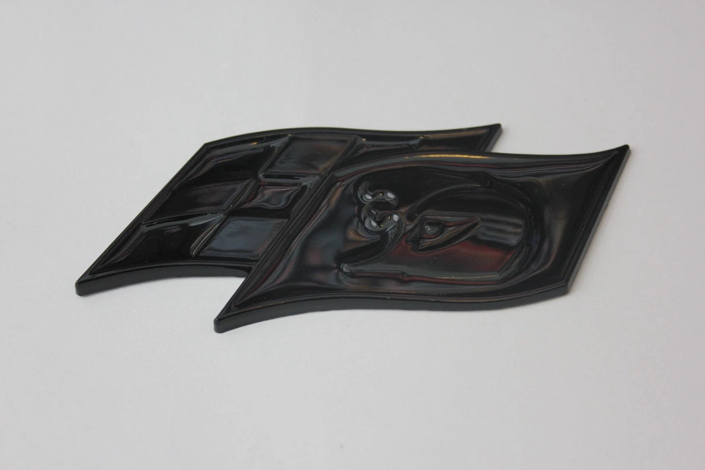 Holden HSV Gloss Black Badge Emblem for Commodore Grange Senator Maloo Astra R8