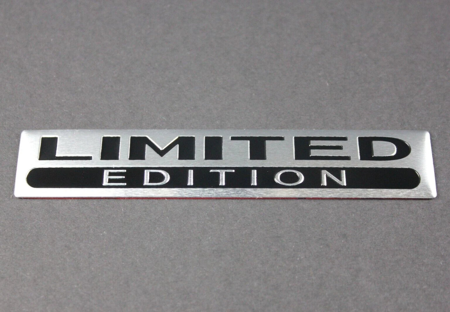 Limited Edition Brushed Silver Fender Boot Fender Badge Emblem Universal 100mm
