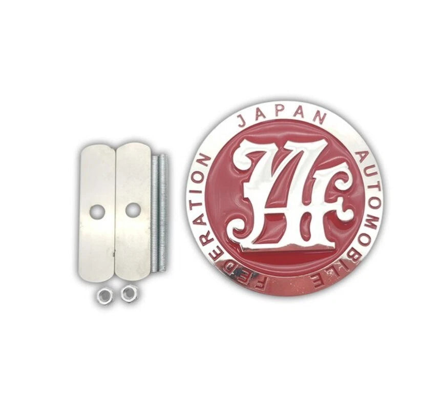 JAF Japan Automobile Federation Grill Badge Emblem for JDM Toyota Nissan Mazda