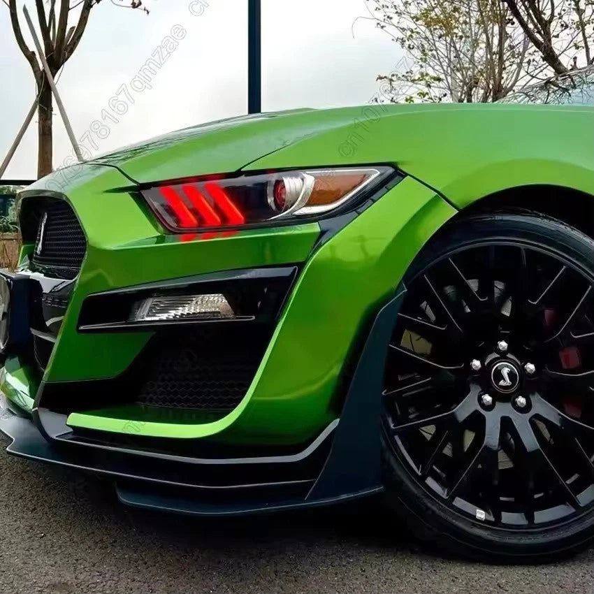 Front Bumper Corner Spoiler Winglets Canards for Ford Mustang GT500 2014–2021